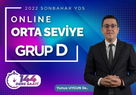 GRUP D - YDS+YÖKDİL Sosyal Sonbahar 2022