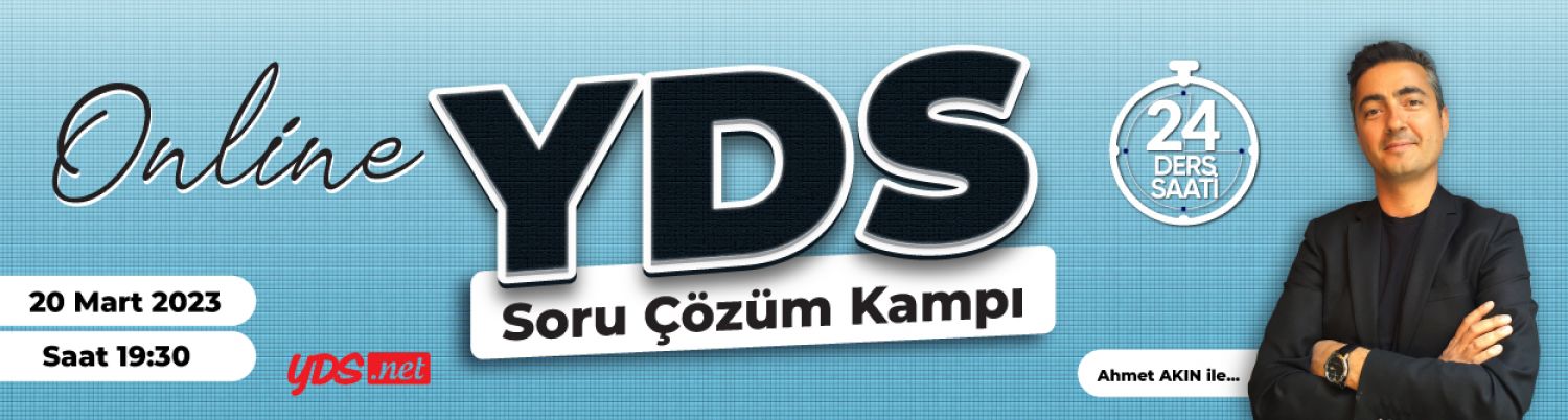 YDS Soru Çözüm Kampı - İlkbahar 2023