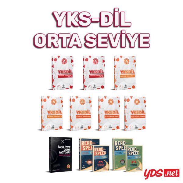 YKS-DİL 2024-2025 ORTA SEVİYE KİTAP SETİ