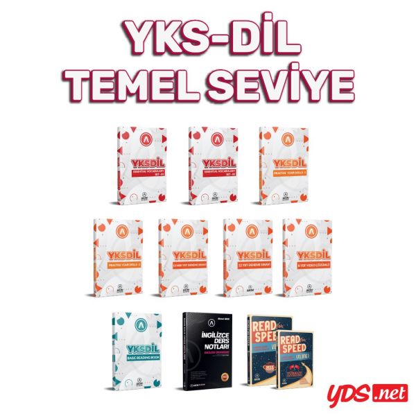 YKS-DİL 2024-2025 TEMEL SEVİYE KİTAP SETİ