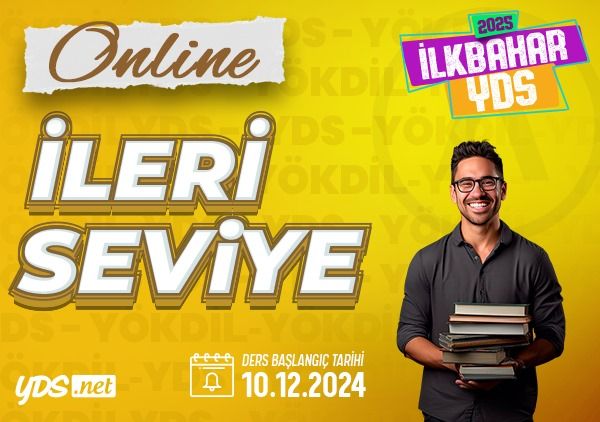 ONLINE İLERİ SEVİYE İLKBAHAR YDS & YÖKDİL 2025