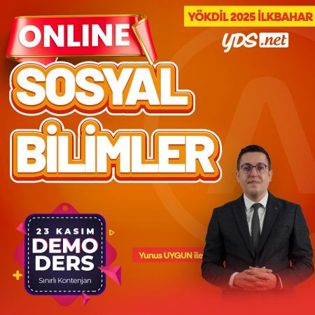 Yökdil Sosyal Yoğun Hazırlık ve Soru Çözümü- İlkbahar 2025 DEMO DERS