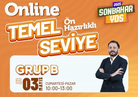 GRUP B - YDS+YÖKDİL SONBAHAR 2025