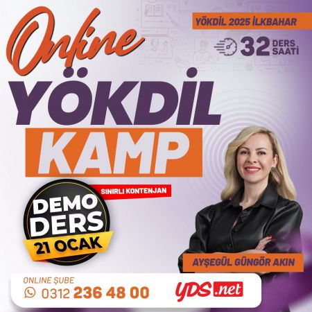 YÖKDİL SORU ÇÖZÜM KAMPI - Şubat 2025