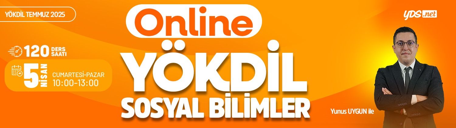 Yökdil Sosyal Yoğun Hazırlık ve Soru Çözümü-Yökdil Temmuz 2025