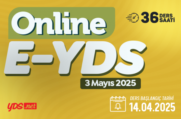 E-YDS Soru Çözüm Kampı - Mayıs 2025