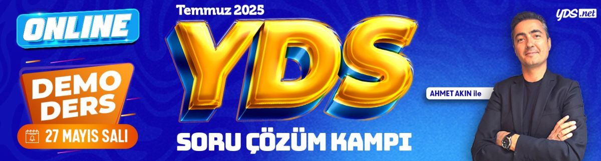 TEMMUZ YDS SORU ÇÖZÜM KAMPI-2025  DEMO
