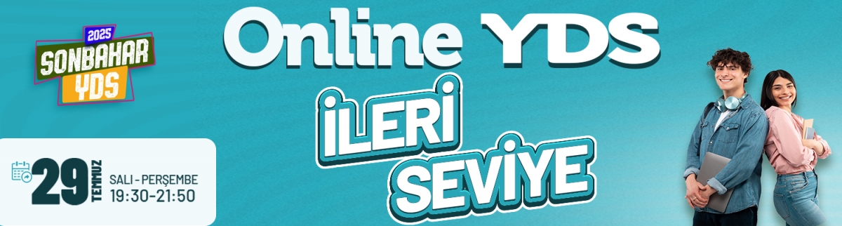 ONLINE İLERİ SEVİYE SONBAHAR YDS 2025