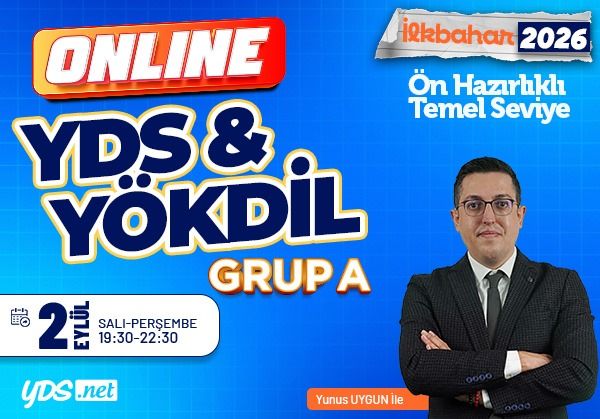 GRUP A - YDS+YÖKDİL İLKBAHAR 2026