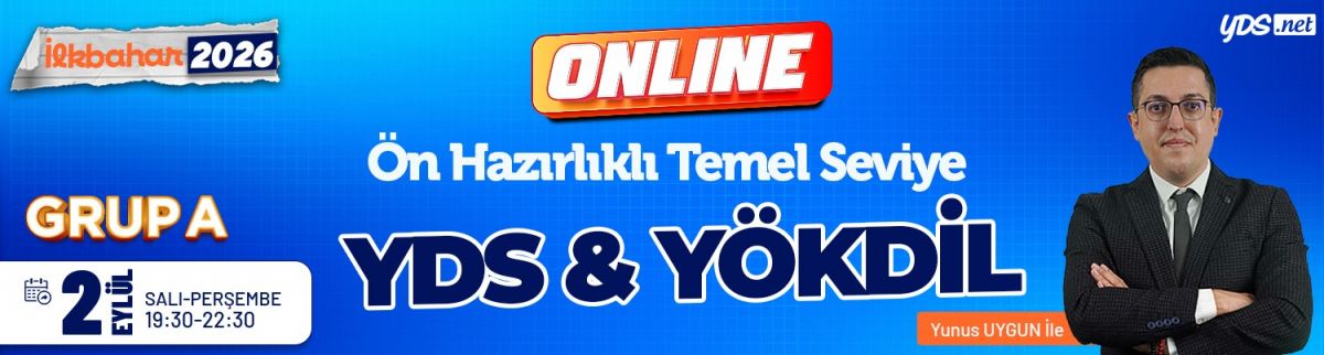 GRUP A - YDS+YÖKDİL İLKBAHAR 2026