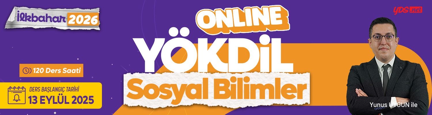 Yökdil Sosyal Bilimler Yoğun Hazırlık ve Soru Çözümü- İlkbahar 2026