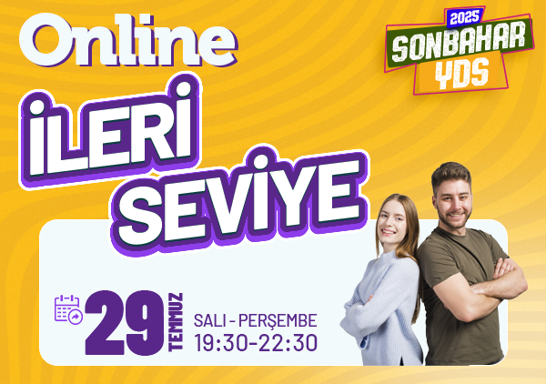 ONLINE İLERİ SEVİYE SONBAHAR YDS 2025
