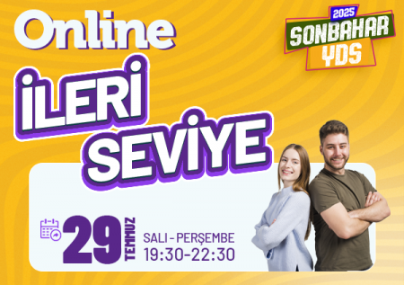 ONLINE İLERİ SEVİYE SONBAHAR YDS 2025