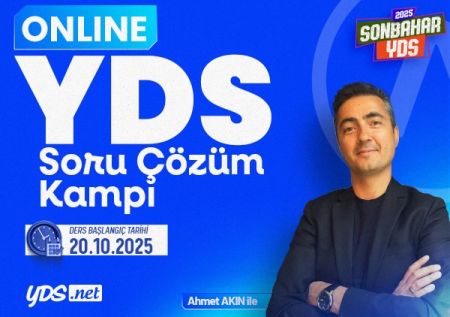 YDS SORU ÇÖZÜM KAMPI – SONBAHAR 2025