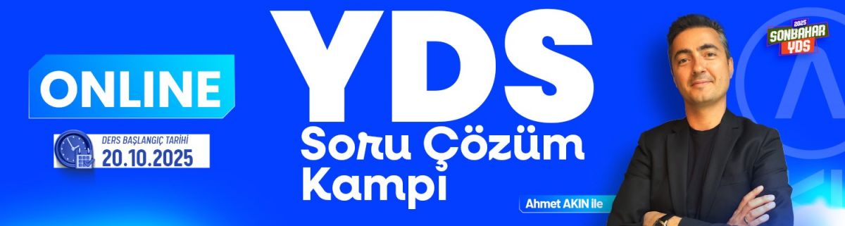 ONLINE YDS SORU ÇÖZÜM KAMPI