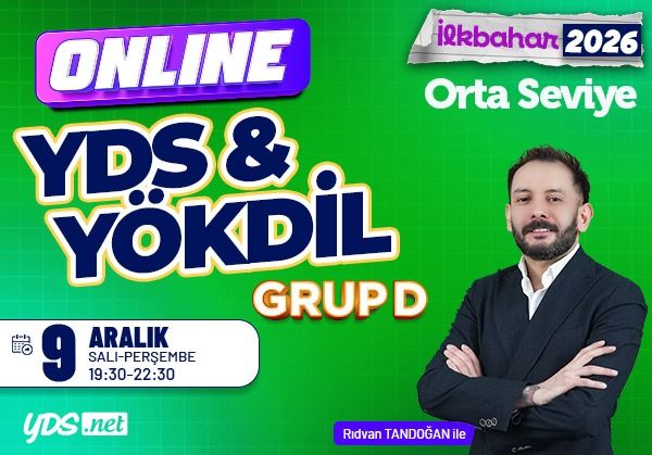 GRUP D - YDS+YÖKDİL İLKBAHAR 2026