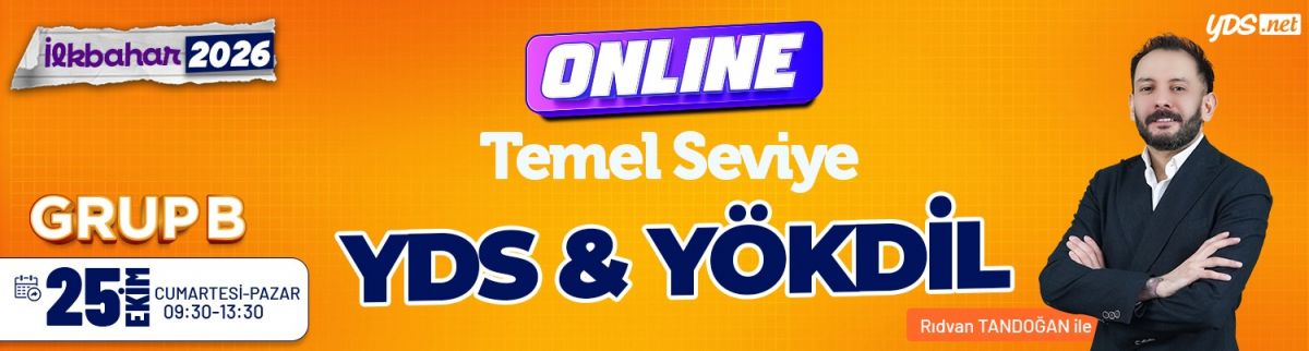 GRUP B - YDS+YÖKDİL İLKBAHAR 2026