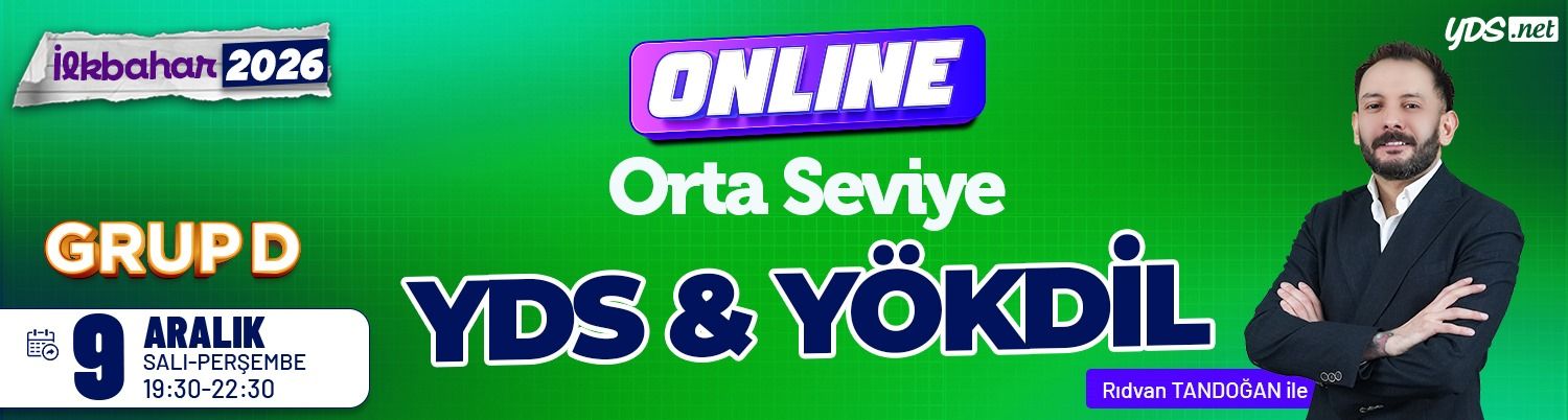 GRUP D - YDS+YÖKDİL İLKBAHAR 2026