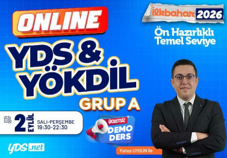 GRUP A - YDS+YÖKDİL İLKBAHAR 2026-DEMO