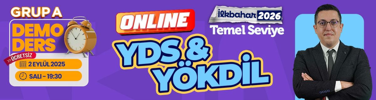 GRUP A - YDS+YÖKDİL İLKBAHAR 2026-DEMO