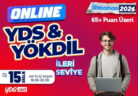 ONLINE İLERİ SEVİYE İLKBAHAR YDS 2026