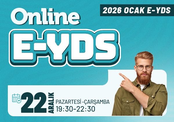 E-YDS Soru Çözüm Kampı - Ocak 2026