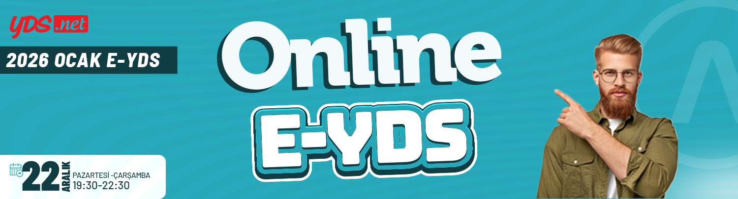 E-YDS Soru Çözüm Kampı - Ocak 2026