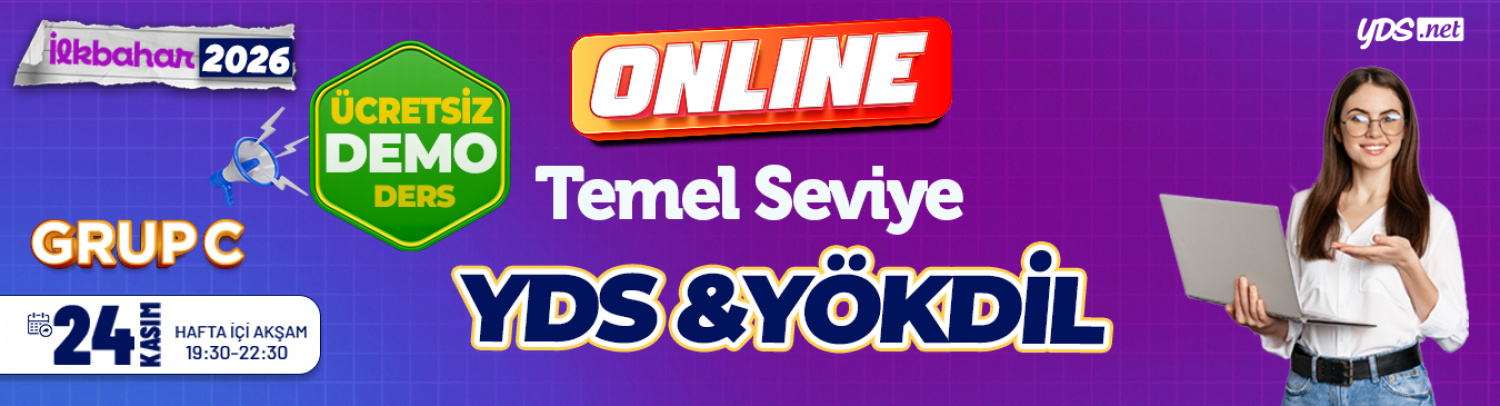 GRUP C - YDS+YÖKDİL İLKBAHAR 2026