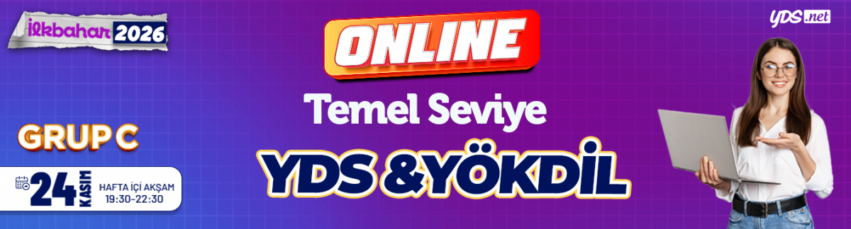 GRUP C - YDS+YÖKDİL İLKBAHAR 2026