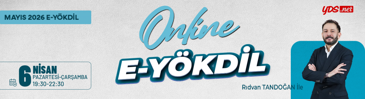 E-YÖKDİL Soru Çözüm Kampı - Mayıs 2026