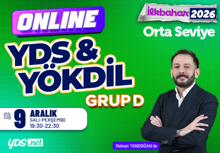 GRUP D - YDS+YÖKDİL İLKBAHAR 2026 DEMO