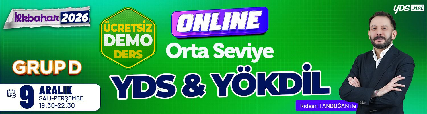 GRUP D - YDS+YÖKDİL İLKBAHAR 2026