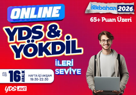 ONLINE İLERİ SEVİYE İLKBAHAR YDS & YÖKDİL 2026