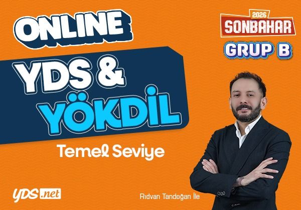 GRUP B - YDS+YÖKDİL Sonbahar 2026