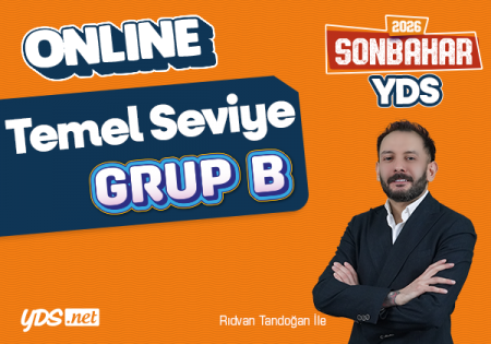 GRUP B -YDS+YÖKDİL SONBAHAR 2026