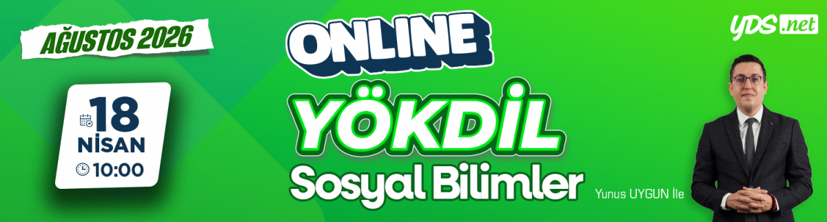 Yökdil Sosyal Bilimler Yoğun Hazırlık ve Soru Çözümü- Ağustos 2026