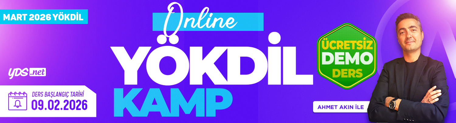 YÖKDİL SORU ÇÖZÜM KAMPI - Mart 2026