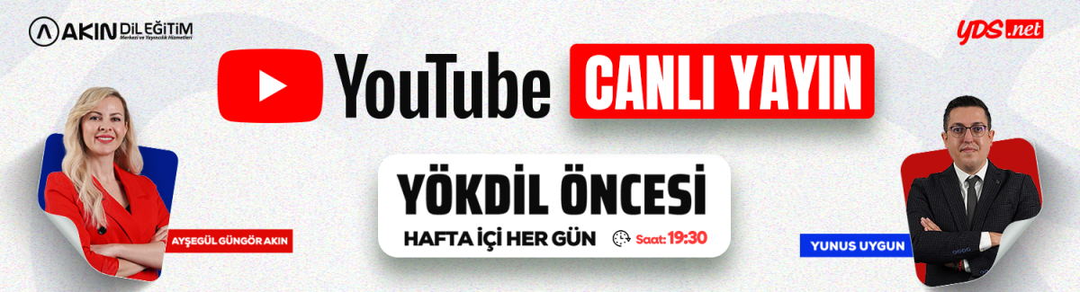 YÖKDİL MART 2026 YOUTUBE HAFTA İÇİ