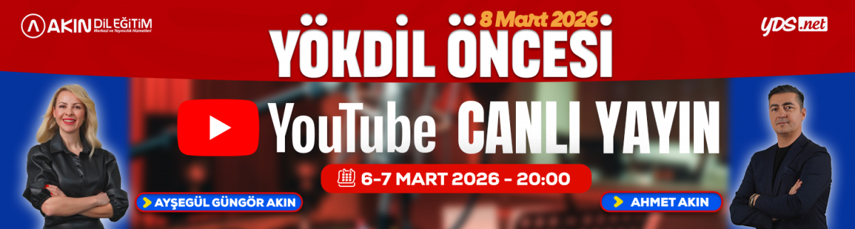 YÖKDİL MART 2026 YOUTUBE HAFTA SONU