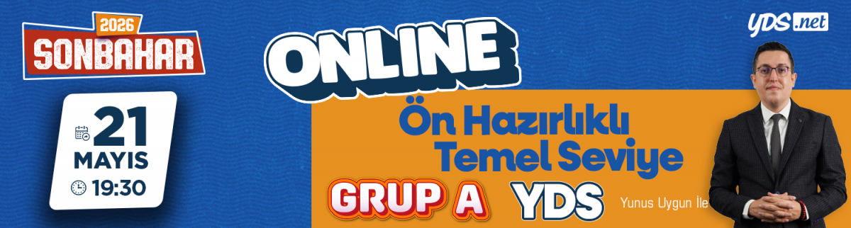 GRUP A - YDS & YÖKDİL SONBAHAR 2026