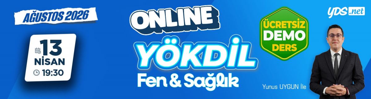 Yökdil Fen & Sağlık Yoğun Hazırlık ve Soru Çözümü- Ağustos 2026 - Demo