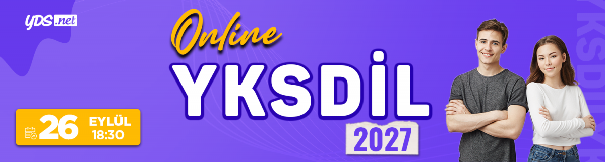 ONLINE YKS-DİL (YDT) 2026–2027 HAZIRLIK PROGRAMI