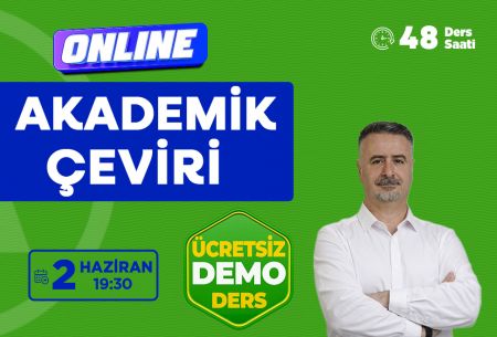ONLINE AKADEMİK ÇEVİRİ-DEMO