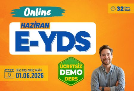 E-YDS SORU ÇÖZÜM KAMPI - HAZİRAN 2026 - DEMO