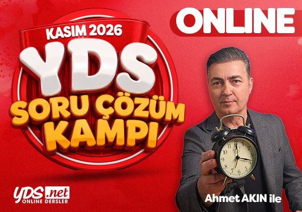 YDS SORU ÇÖZÜM KAMPI - Kasım 2026