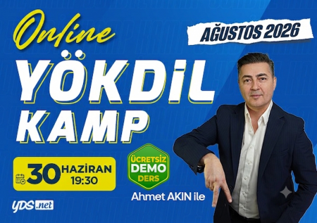 YÖKDİL SORU ÇÖZÜM KAMPI - AĞUSTOS 2026 -DEMO