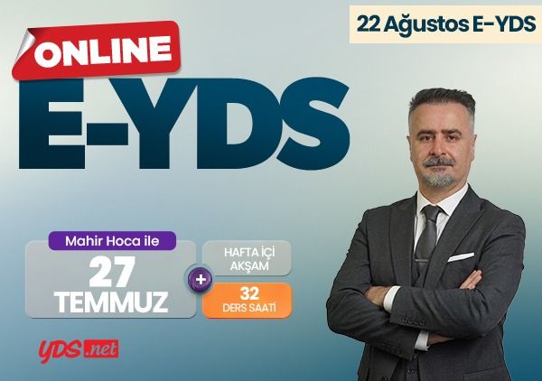 E-YDS Soru Çözüm Kampı - Ağustos 2026