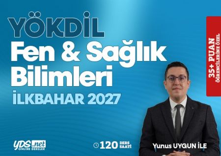 Yökdil Fen & Sağlık Yoğun Hazırlık ve Soru Çözümü- İlkbahar 2027