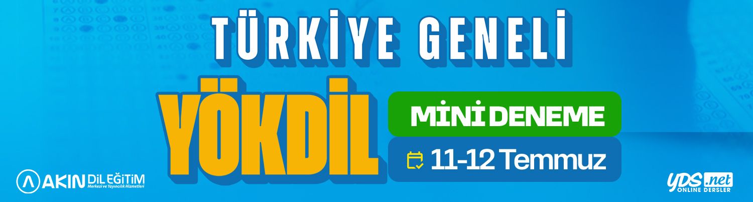 YÖKDİL MİNİ DENEME
