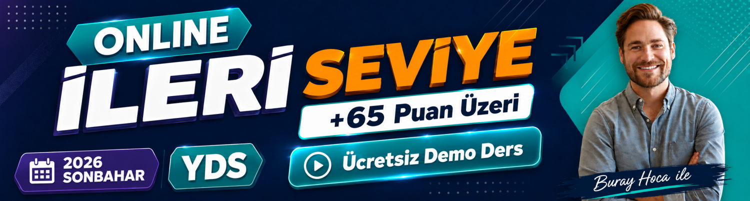 ONLINE İLERİ SEVİYE YDS & YÖKDİL 2026 SONBAHAR